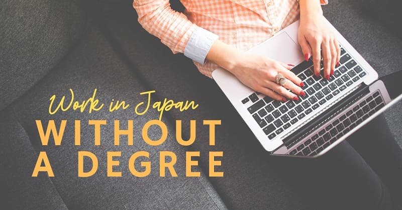 jobs in japan for english speakers without degree