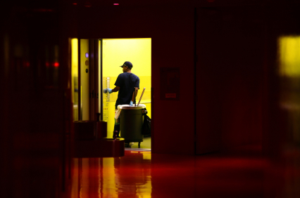 Office Cleaning Work At Night