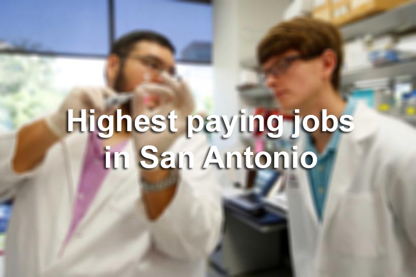 highest paying jobs in san antonio