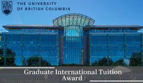 University of British Columbia Graduate Scholarships For International Students