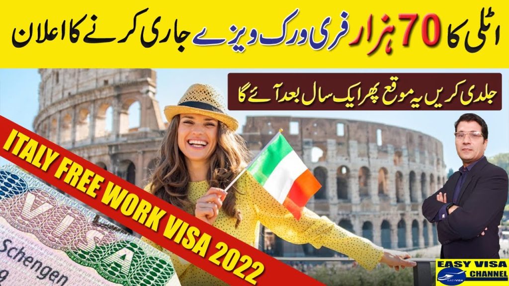 free visa jobs in italy