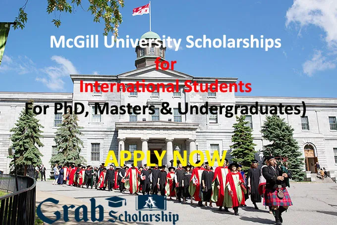 McGill University Scholarships for International Students